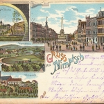 Pocztówka z 1899 r. z drogą do Wojsławic