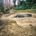 1 - Czyszczenie Stawu Dębowego po powodzi  -  2001 r., HGN