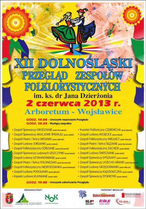 XII Dolnośląski Przegląd Zespołów Folklorystycznych 2013 r.
