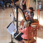 Majowe variete” – Zespół ARTRIO w składzie Beata Solnicka – skrzypce, Magdalena Just – harfa, Ewa Dymek-Kuś – wiolonczela - fot. HGN (1)