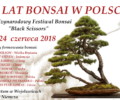 23–24 czerwca 2018 MIĘDZYNARODOWY FESTIWAL BONSAI – „20 lat bonsai w Polsce”