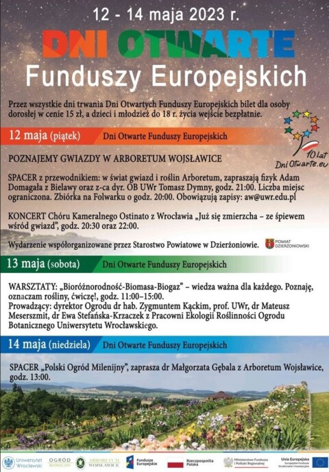 Dni Funduszy Europejskich w Arboretum Wojsławice