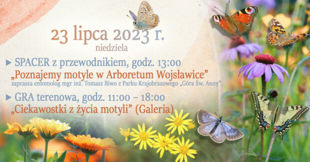 Poznajemy Motyle w Arboretum Wojsławice